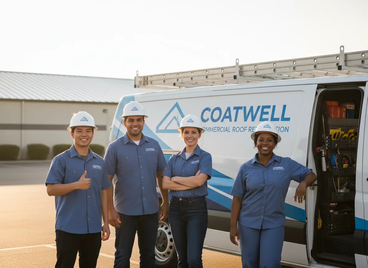 Commercial roof coating company in Cashton, WI